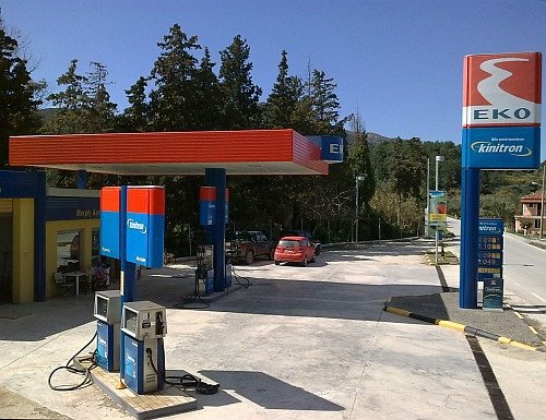 EKO Oil Station - Businesses - Vasilikos in Zakynthos island - Greece